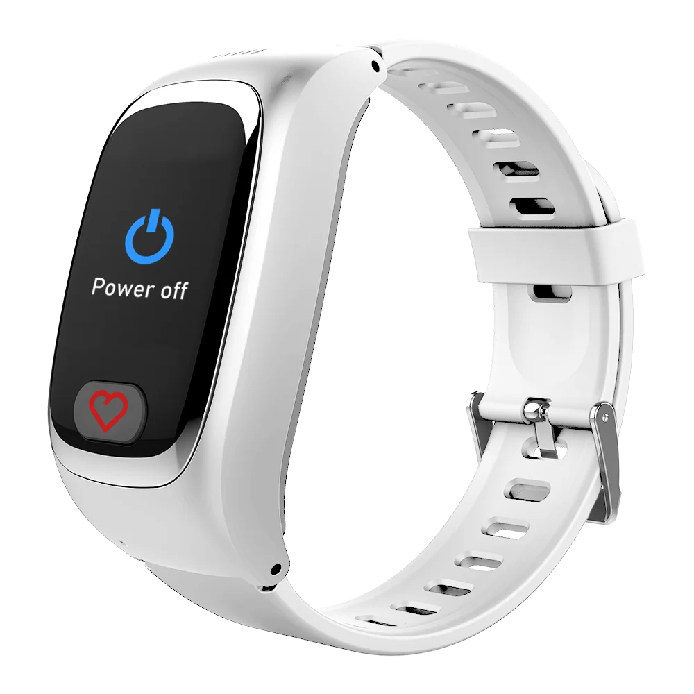 Emergency Call Button GPS Smart Watch GSM Mobile Phone With Body Temperature Monitoring for Elderly
