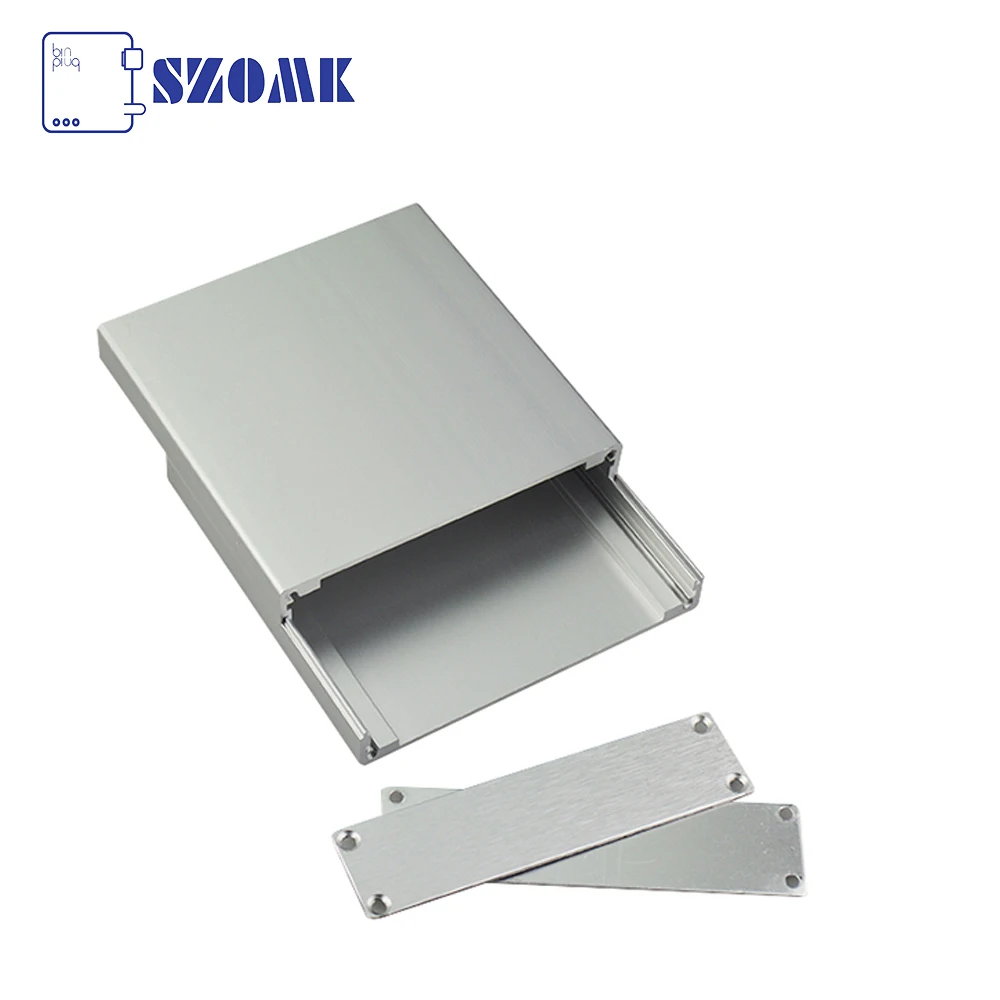 Custom Industries Extruded Aluminum Enclosures DIY Split Type Small  Enclosure  Aluminum Extrusion Enclosure square