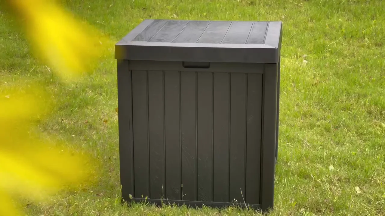 Deck Box For Patio Storage Box Outdoor Bench In Pp 113 Gallon Extra