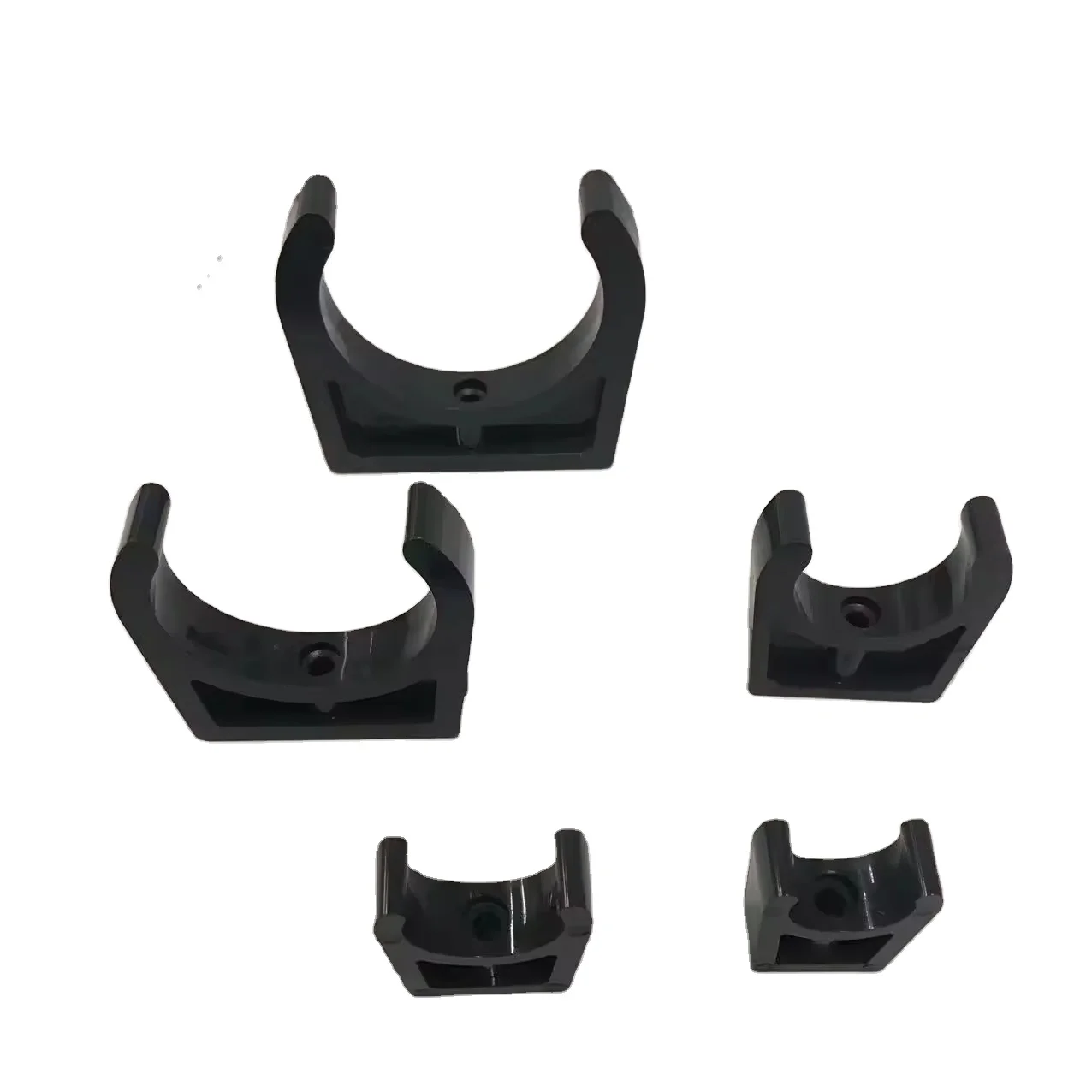 Wholesale DIN Standard U Shape PVC Pipe Bracket 1/2 Inch 3/4 Inch 1 Inch 2Inch 3Inch 4Inch UPVC Plastic PVC Pipe Clamps