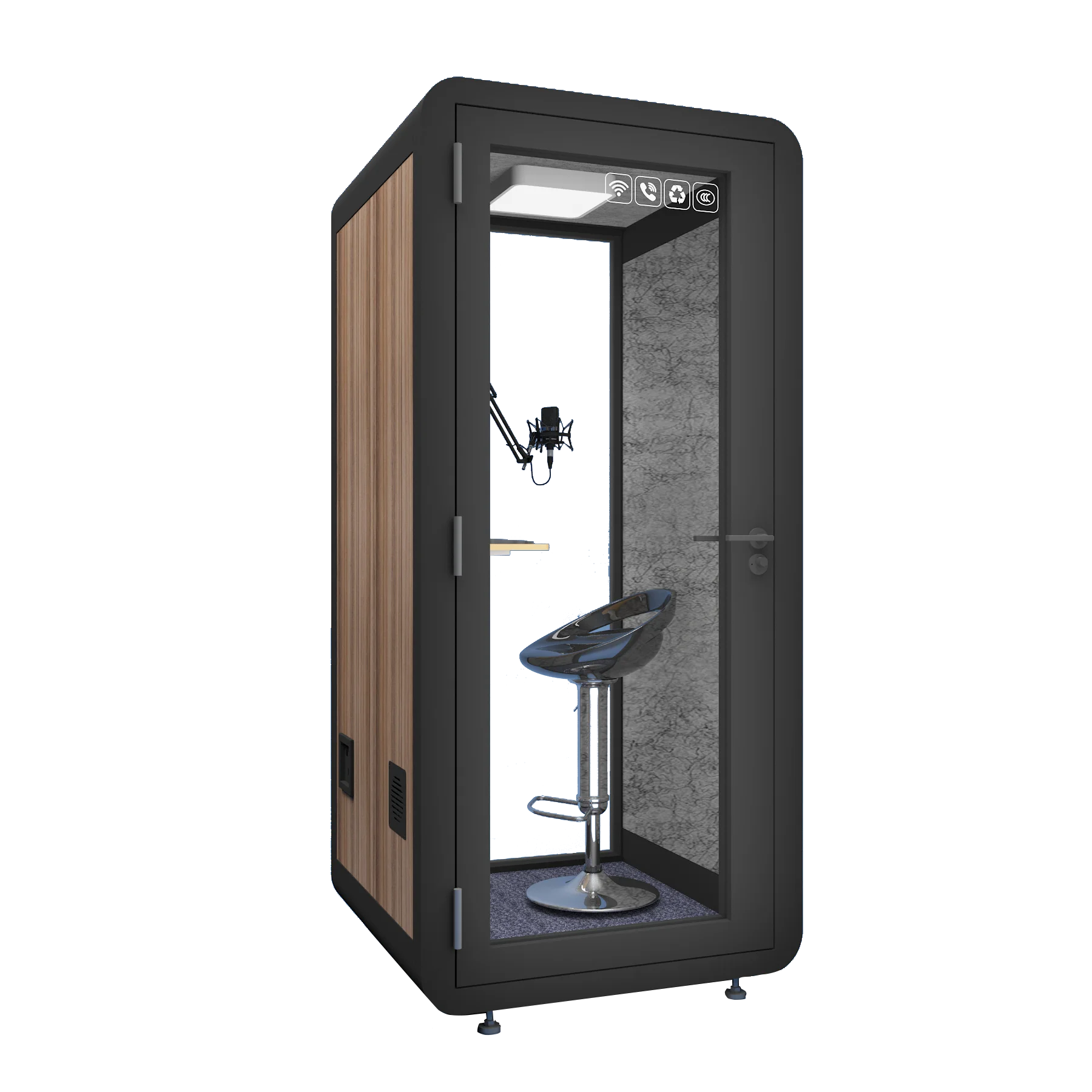 Temperature Controlled Vertical Soundproofing Composite Type Studio ...