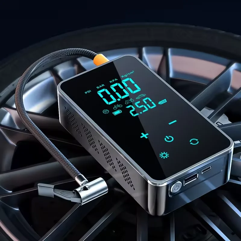 Wireless 150PSI Customizable Logo and Package Car Air Pump Portable 3600mAh Wireless Rechargeable Car Tire Inflator