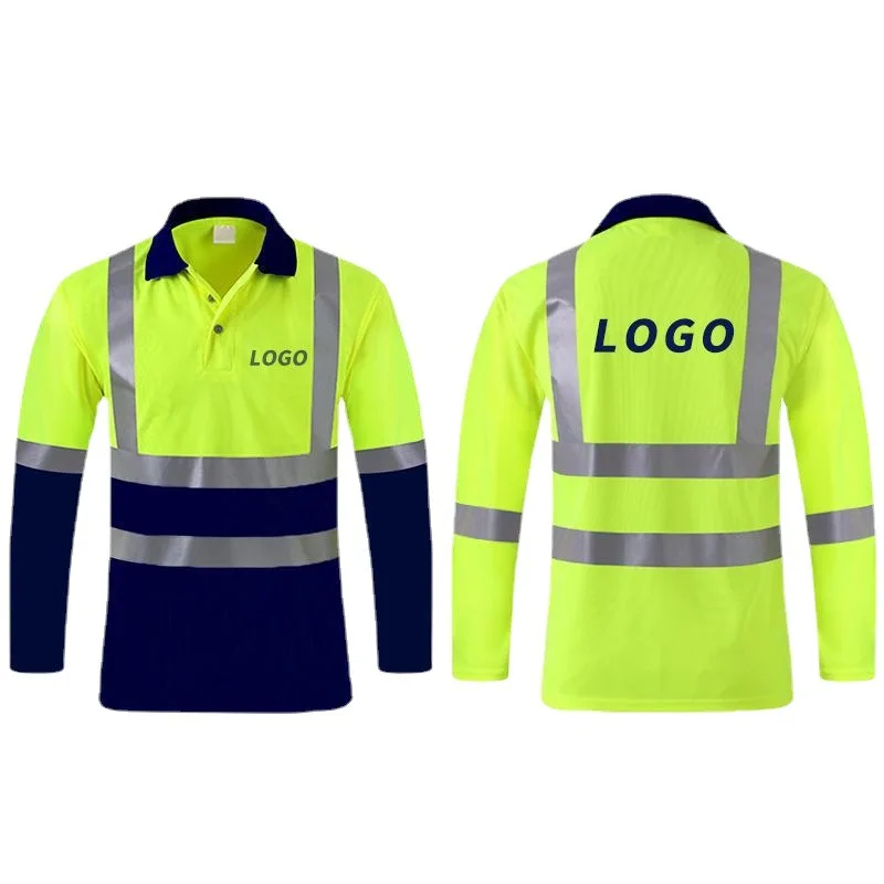 Custom High Visibility Work Uniform Safety Reflective Construction Long ...