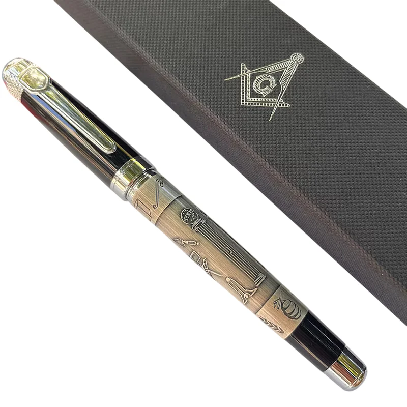 Masonic High Quality Ballpoint Pen Heavy Weight Mason Freemason Pen W/ Gift Box