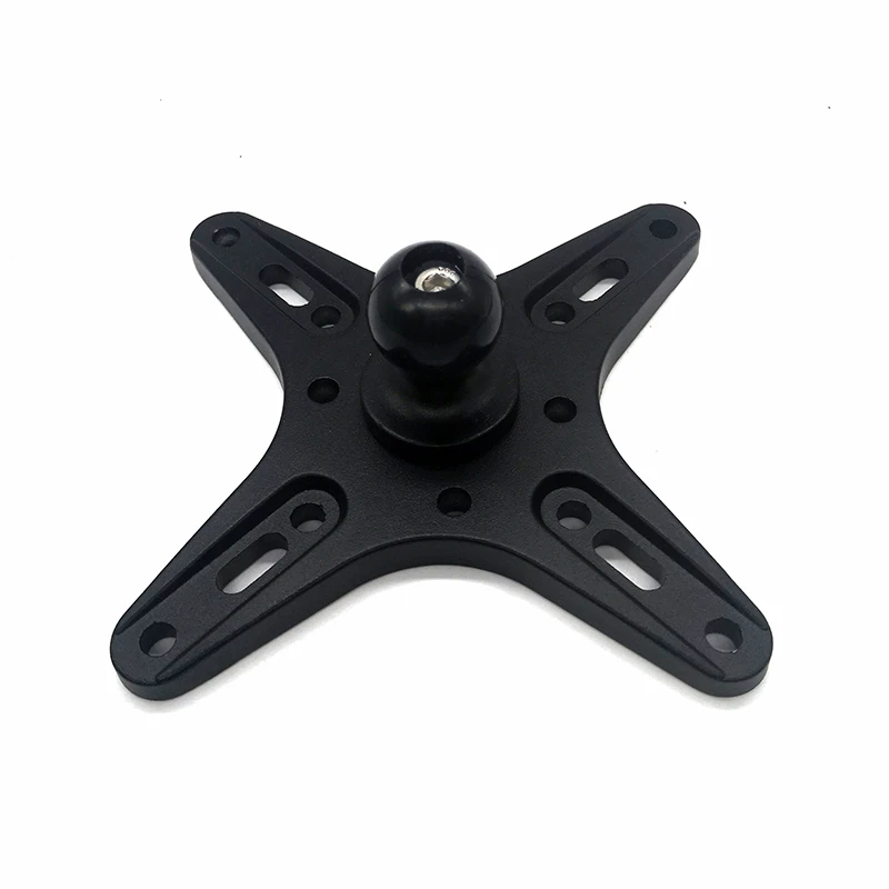 360 Rotation Flexible Angle Tablet Mount Ball 1'' Ubolt Base 100 Vesa Mount For Pole Bracket