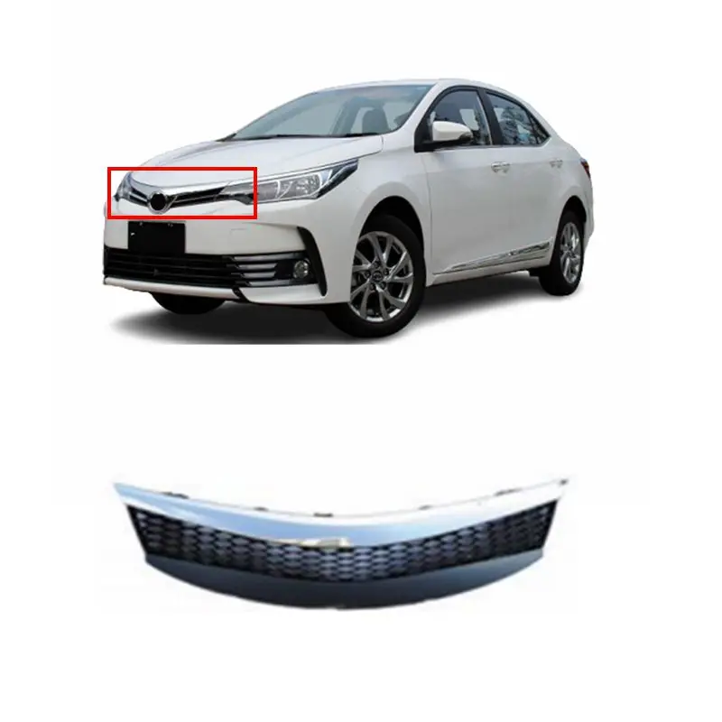 Saivis auto parts car front body kits bumpers upper grille for toyota corolla 2017-2019 EU model