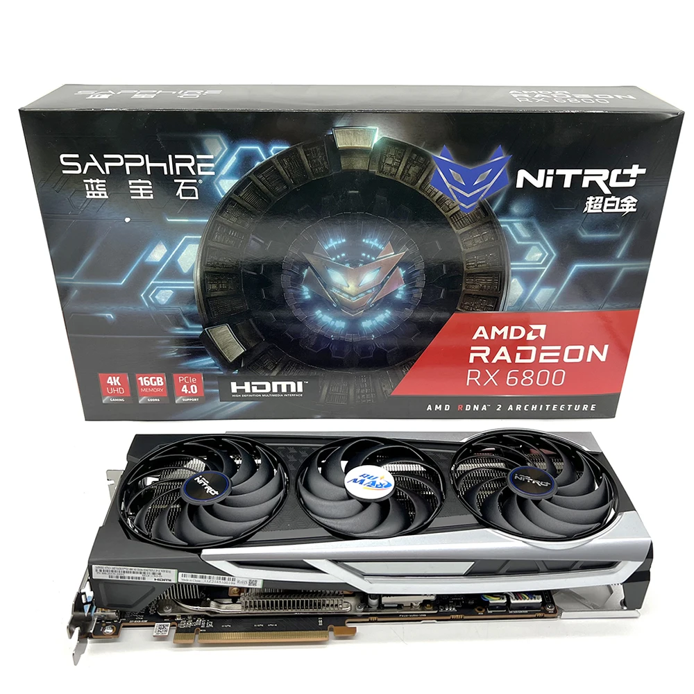 Graphics Card Sapphire Radeon Rx 6800 Xt 16gb Sapphire Nitro+ RX