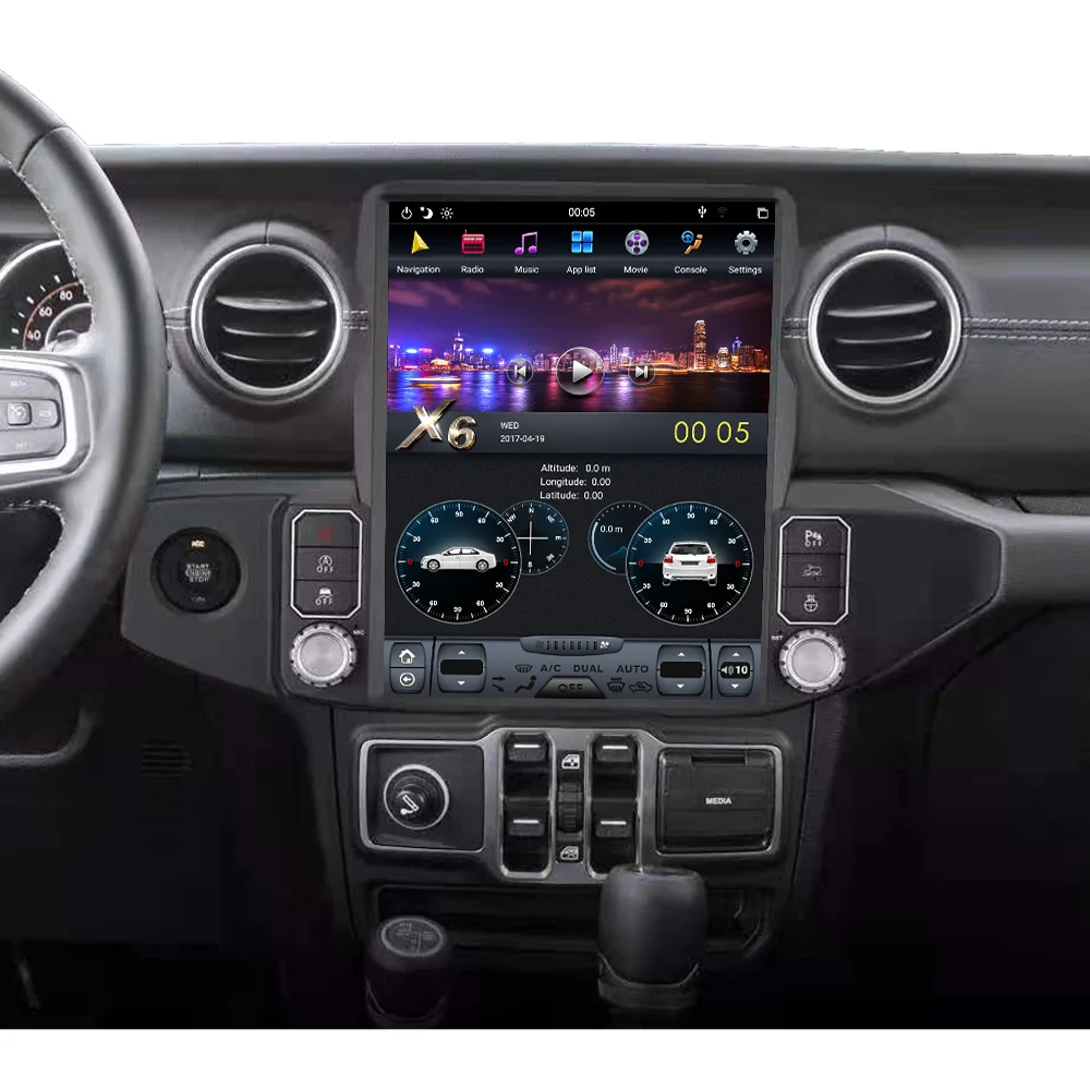 Android  128gb Car Dvd Multimedia Player For Jeep Wrangler Jk 2018 -  2021 Auto Stereo Radio Gps Navigator Head Unit - Buy Car Dvd Video Player  For Jeep Wrangler 2018 2019
