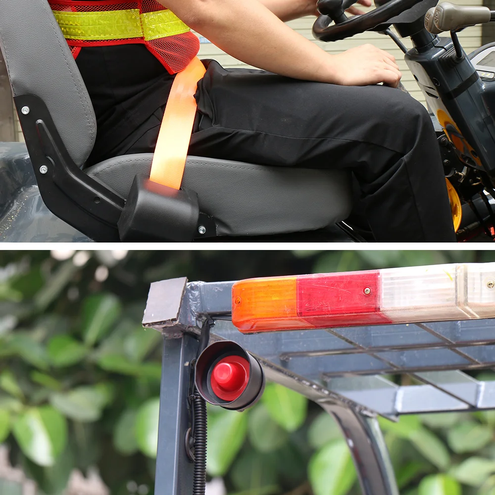 WTSAFE SF-720 Seat Belt Alarm with 110 DB Horn for Forklift & Industrial Vehicles