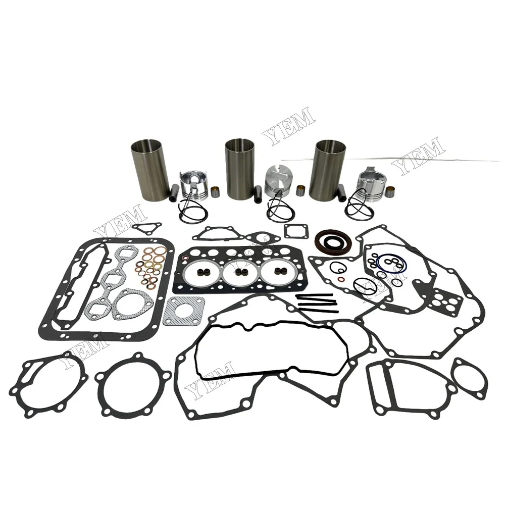 Overhaul Kit With Gasket Set Fit for Mitsubishi S3L Engine 4