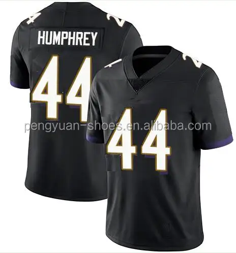 Wholesale Best Quality #8 Lamar Jackson #89 Mark Andrews #5 Marquise Brown  #9 Tucker #44 Humphrey #6 Queen Stitched Football Jersey From m.