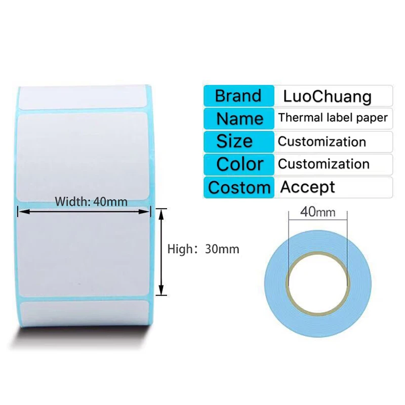 40x60mm Vinyl Scratch-Off Adhesive Thermal Labels for Supermarket Promotion & Exhibition Use-Custom Sticker Express Shipping supplier