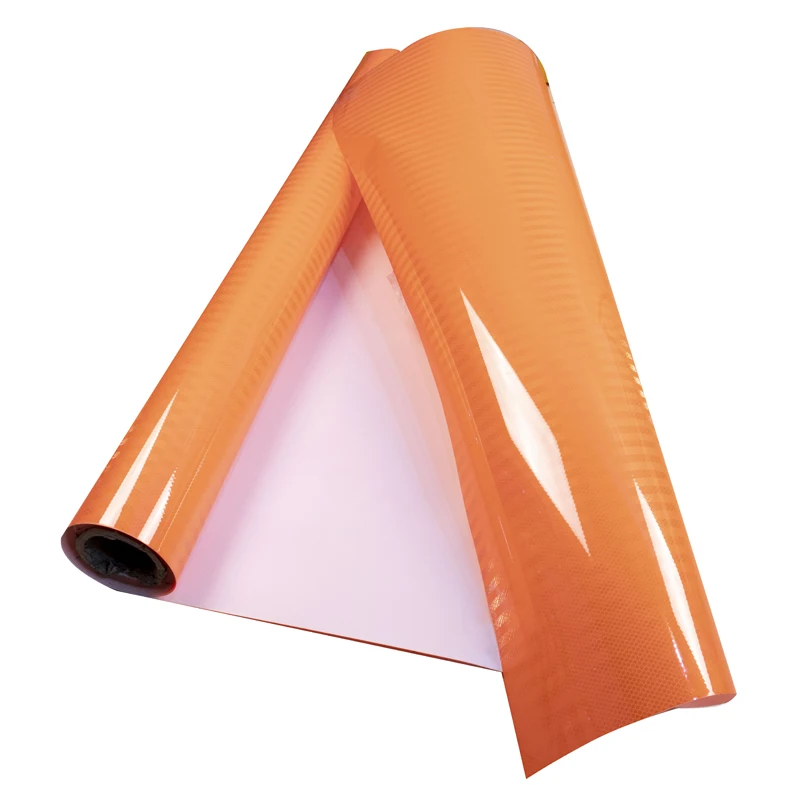 3HAO PET EGP UV-Printable Microprismatic Reflective Vinyl Sheeting Roll Safety Reflective Material for Traffic Sticker Signs