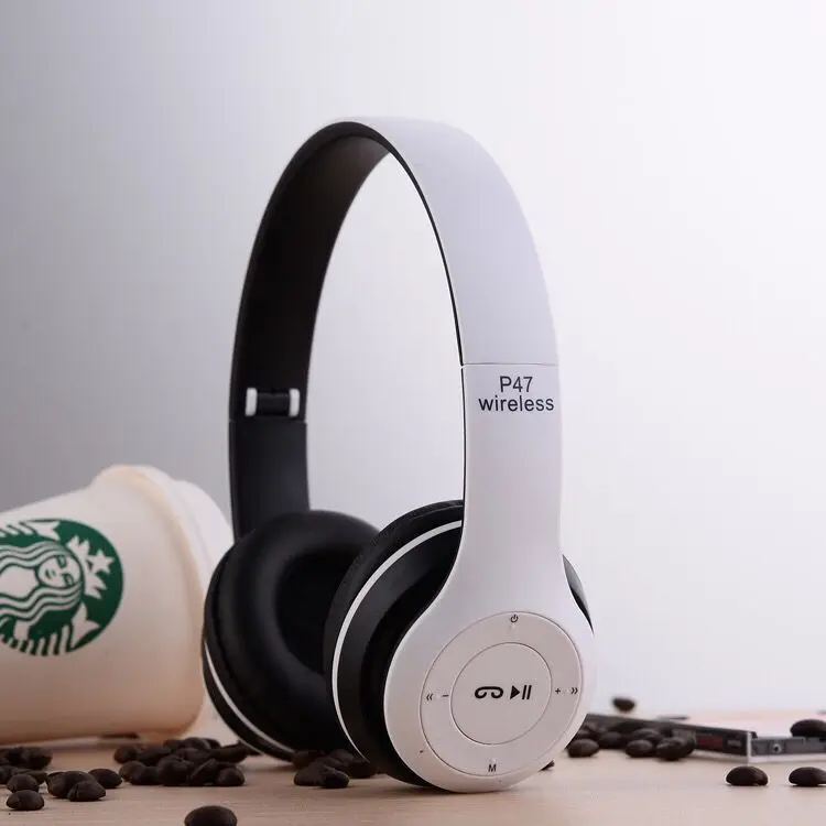 Беспроводные bluetooth-наушники P47 складные наушники для мобильного телефона или компьютера аудиосистемы AUX line