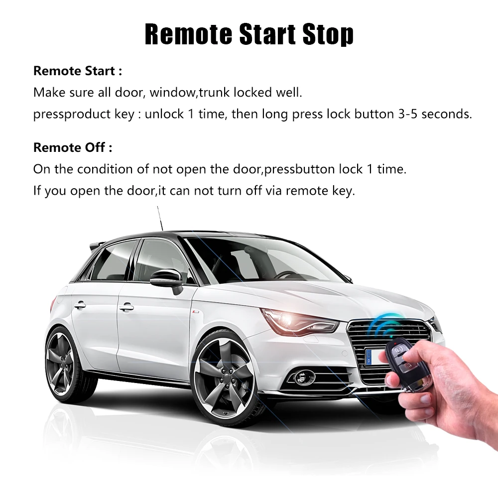 Chidengde Upgrade Push Start for CRV JADE Civic CRIDER FIT VEZEL CITY BREEZE GREIZ ACCORD SPIRIOR Keyless Entry Remote Start