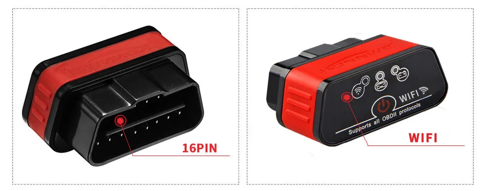 Vehicles Tools Konnwei KW901 Smart Automotive Exhaust Gas Analyzer Electric Car Diagnostic Scanner