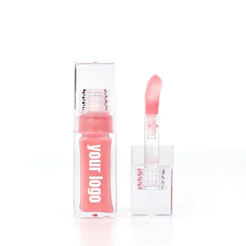 Factory Price organic lip tint wholesale vegan red private label lipstick with logo and box moistening lip gloss