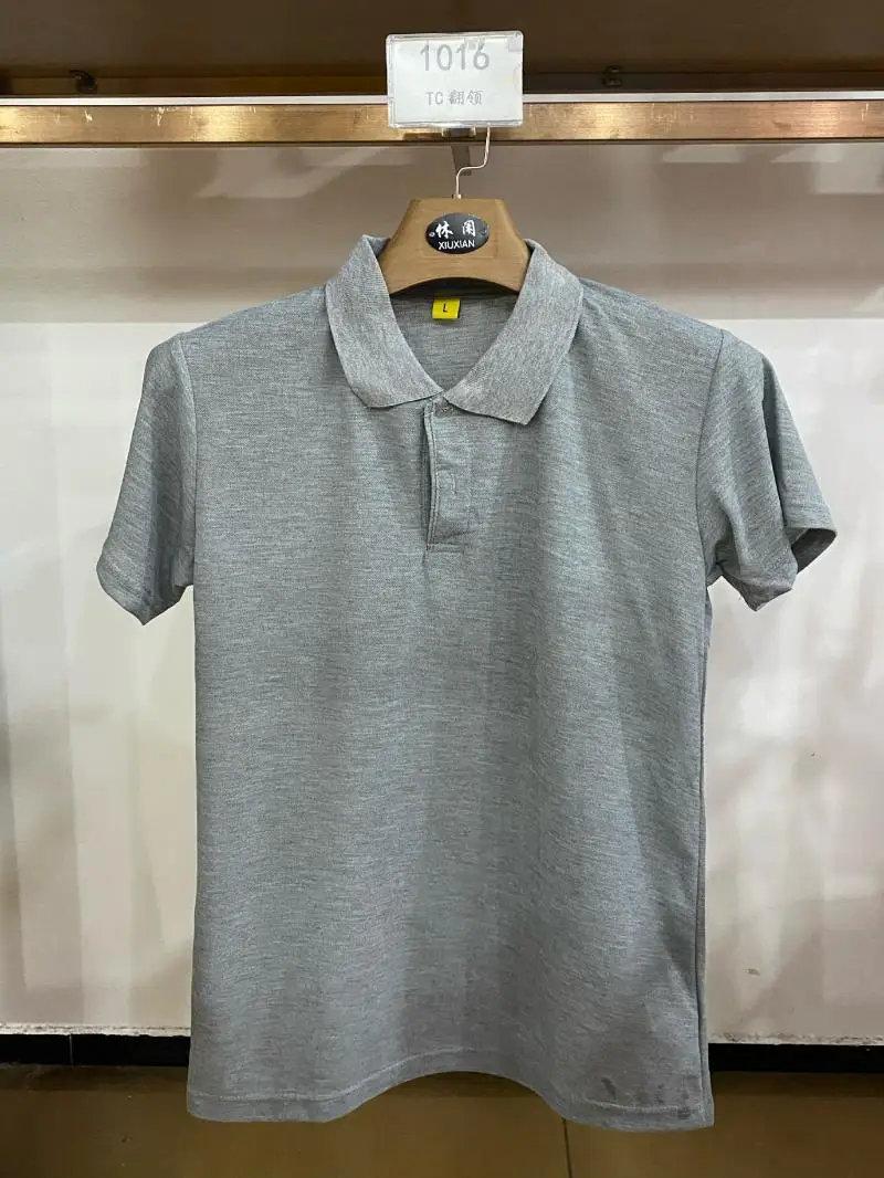 Plus Size Men's Polo Shirts Custom Logo Plain T Shirt Polo T-shirt Men ...