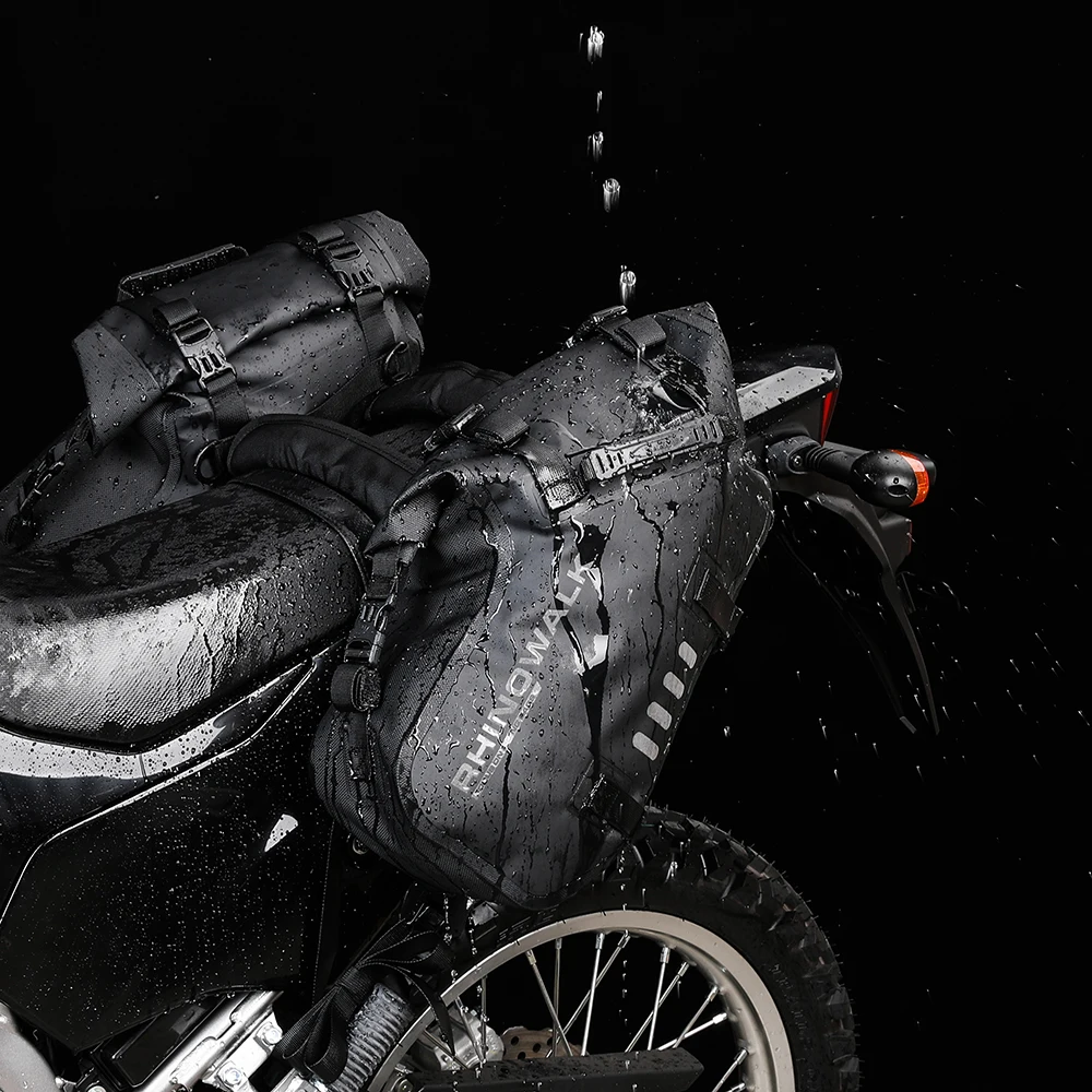 Водонепроницаемая седельная сумка Rhinowalk 18 литров для мотоцикла