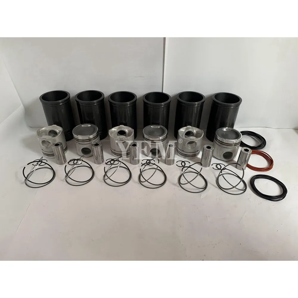 K19 Cylinder Liner Kit Cylinder Piston With Ring for Excavator Truck Lawn Mower Marine Engine Engine Parts Factory