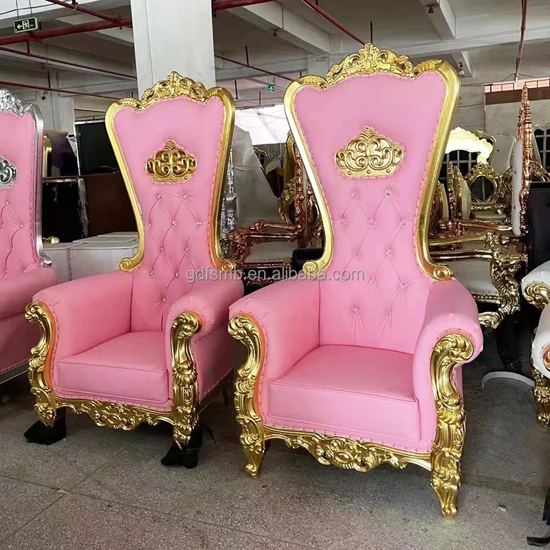 Chair Rental Pink Royal Chair Wedding Pink And Gold Throne