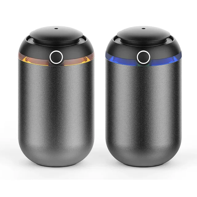 Portable Essential Oil Nebulizer Home Car USB Rechargeable Air Freshener Smart Waterless Aroma Diffuser with Fragrance Function