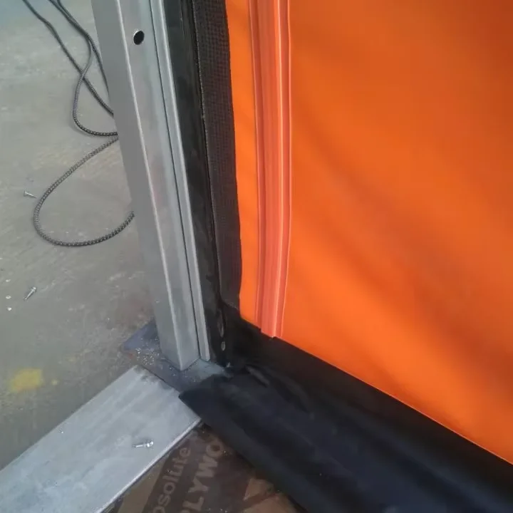 Auto-repair Fast Zipper Fast Slide High Speed PVC Roll-up Doors Insulated Refrigerator and Freezer Roll-up Doors