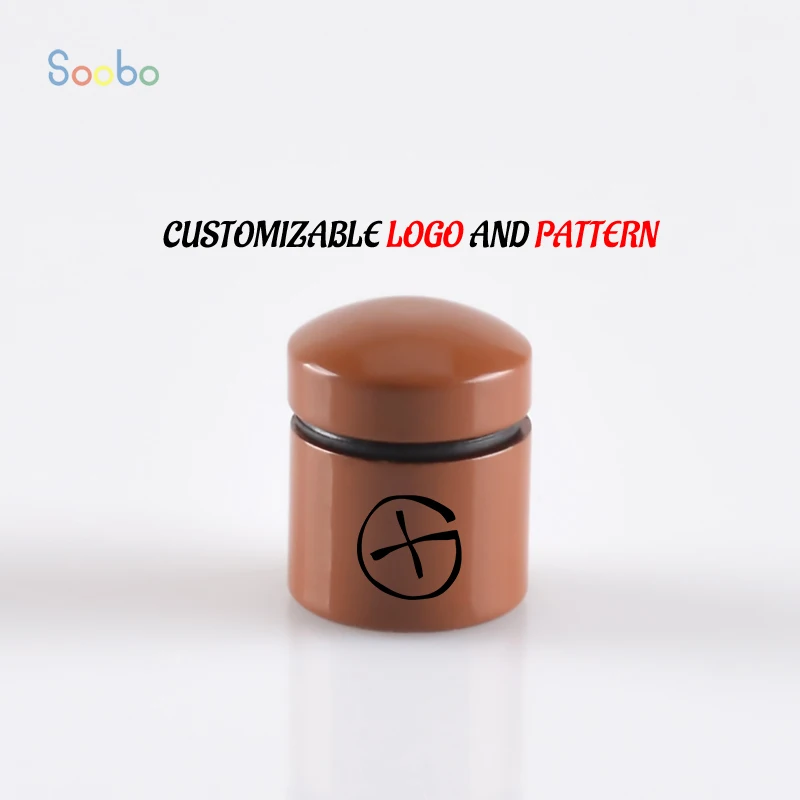 Custom Size Color logo Geocaching Logsheets Aluminum Micro Bison Tube Geocache Container