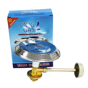 JG Outdoor LPG Mini Gas Burner Head Camping Propane Gas Burner For 6kg Cylinder Cooktops Stainless Steel Single Burner Gas Stove