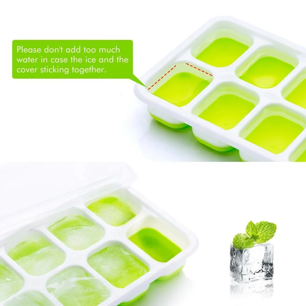 HAIXIN Hot Selling Ice Cube Tray With Cover Wholesale Custom Bpa