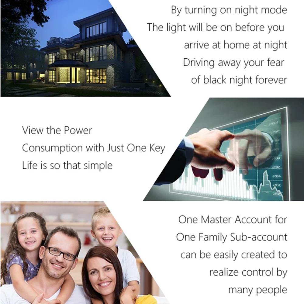 Smart Life Tuya App Control Fan Light Switch Wifi Remote Control 8 Gang