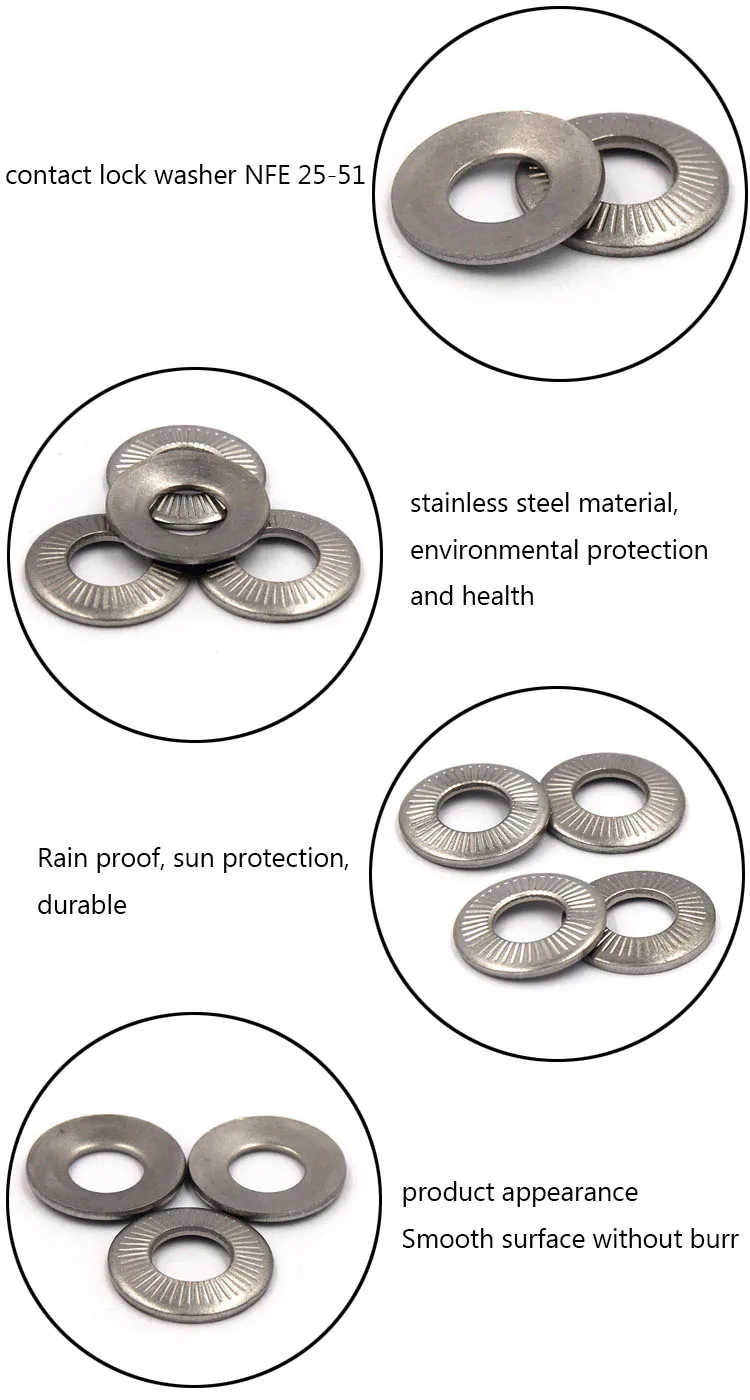 Sus304 D3d20 Contact Lock Washer Nfe 25511 Buy Lock Washer,Nfe25