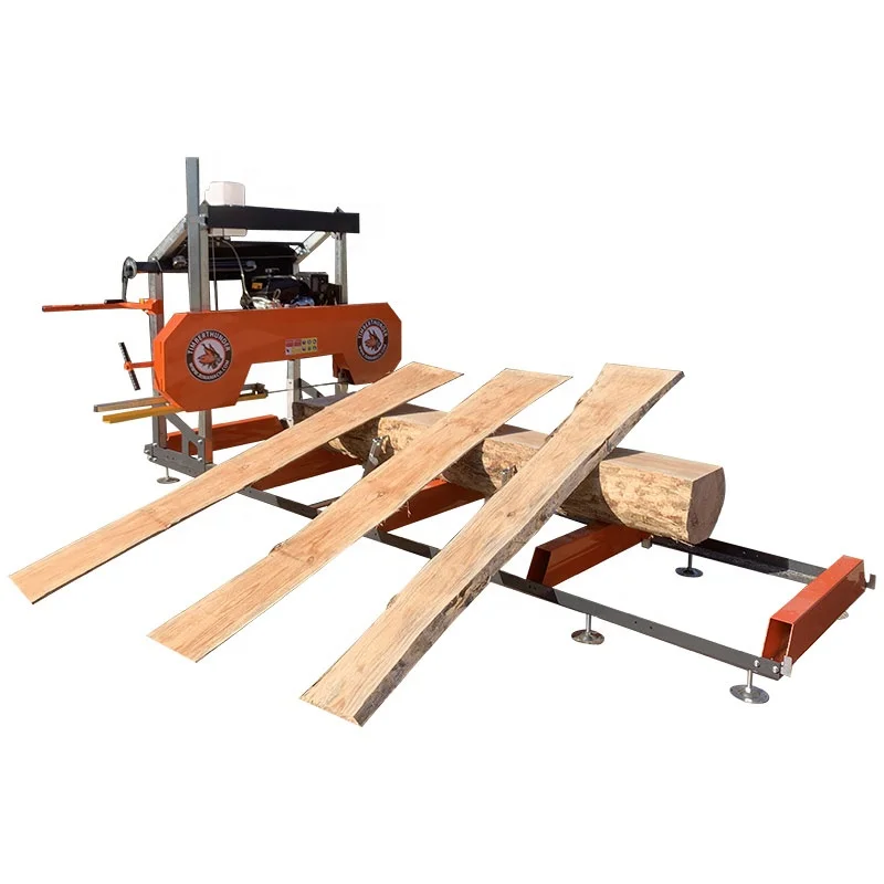 Semi-automatic Horizontal Wood Cutting Band Saw Machine for Woodworking