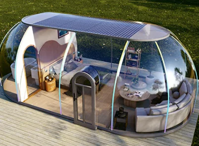 Custom Size Outdoor Igloo Tent 3.5m PC Clear Bubble Transparent Tent Waterproof Dome Tent for Casual Cafe