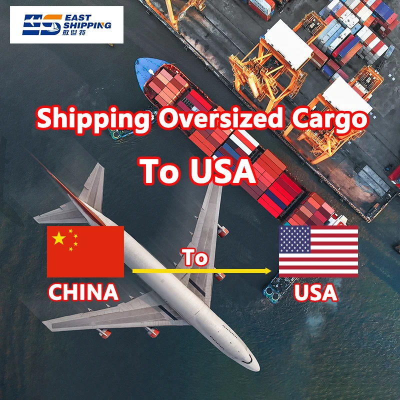 Large Oversize Heavy DDP Shipping To USA Logistics Services Air Sea Freight Shipping Agent Freight Forwarder From China To USA