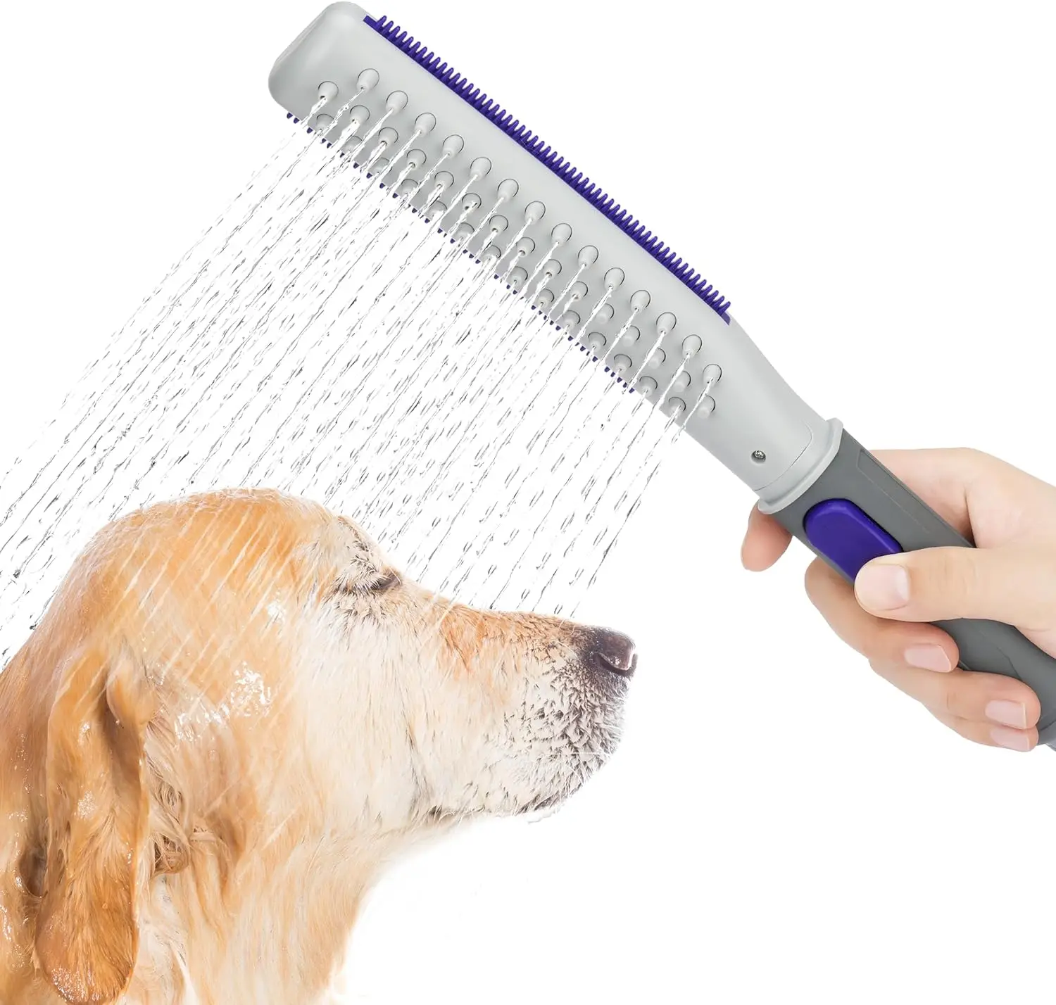 Pet Shower Sprayer, Dog Combing Shower Sprayer for Dogs & Cats, Pet