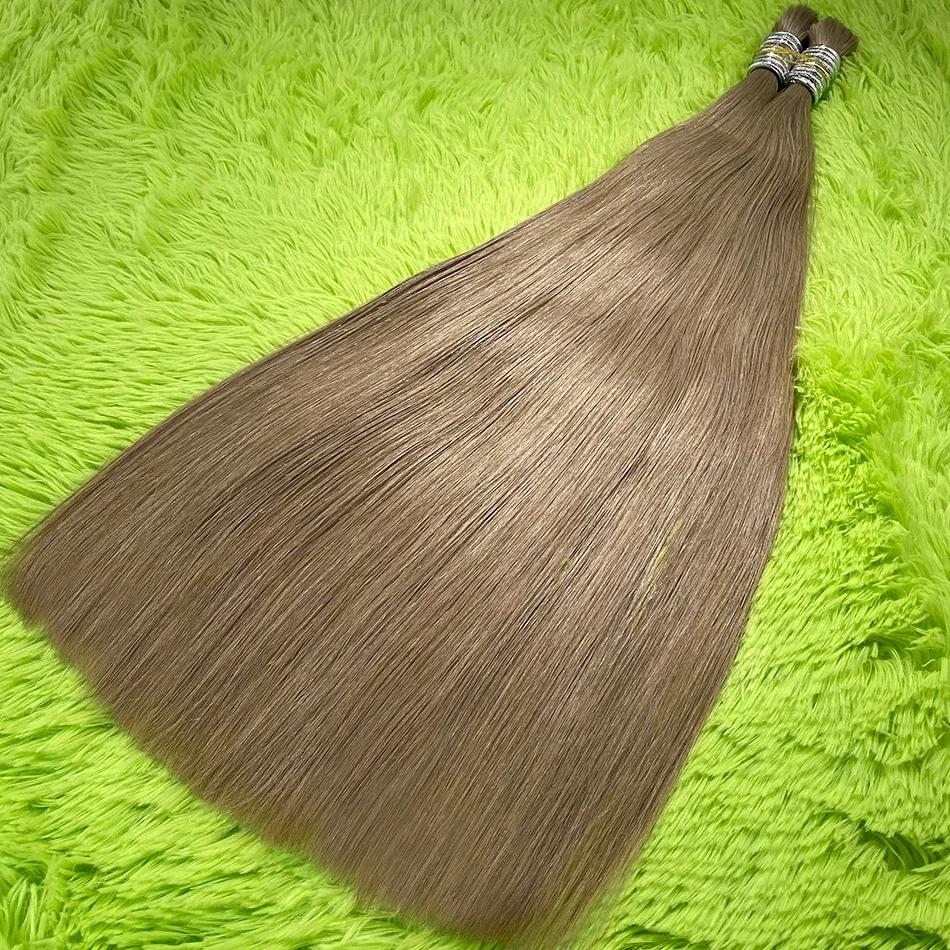 Virgin Human Hair Bulk til fletning Extensiones Cabelo Humano_voghion.com