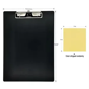 Custom White Color 12.5 x 9 Metal Aluminum Folding Office Clipboard Pocket Clipboards Product Category