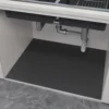 Alfombrilla para mueble sin lavado - gris oscuro minimalista