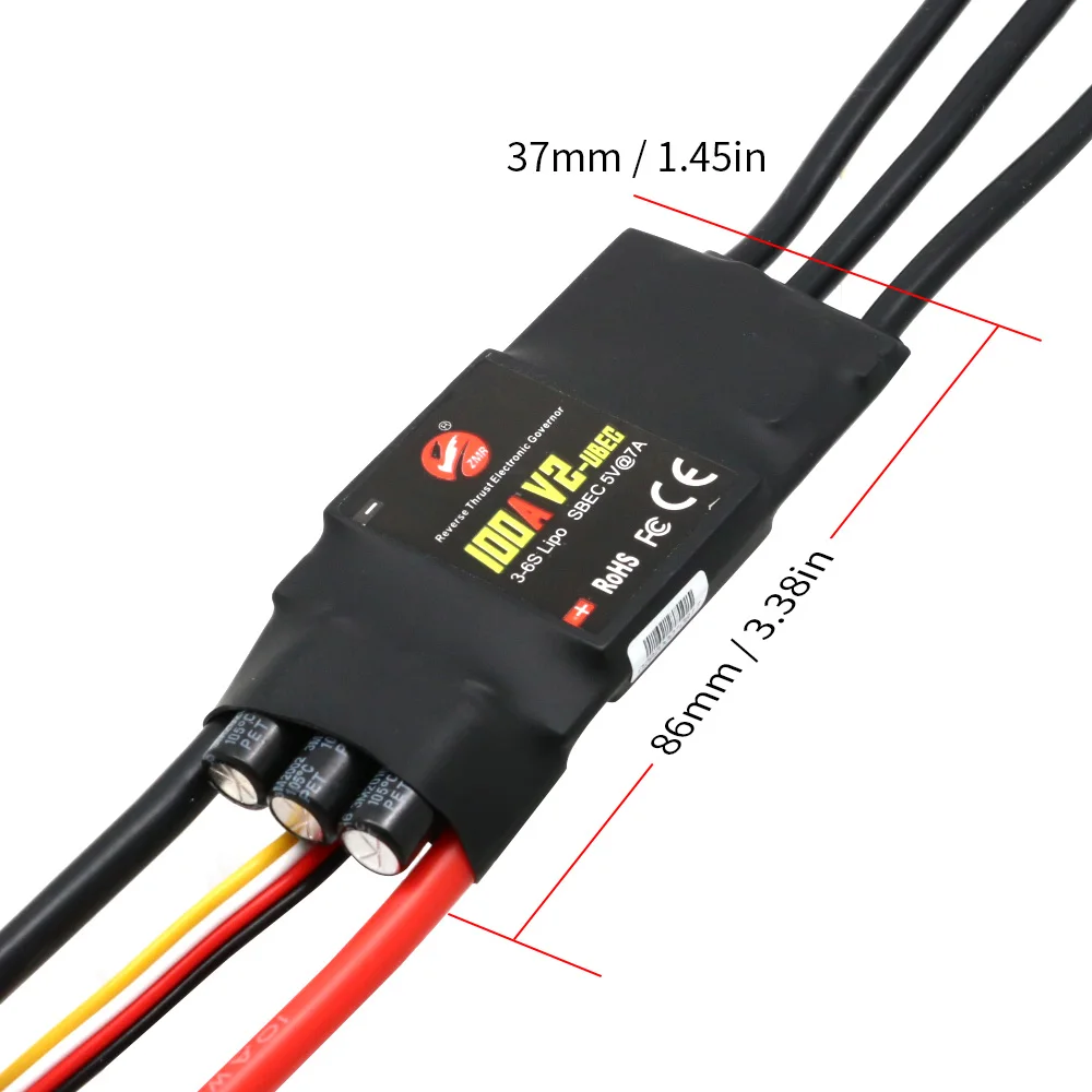 ZMR Brushless ESC 40A 50A 80A 100A V2 for Drone Speed Control