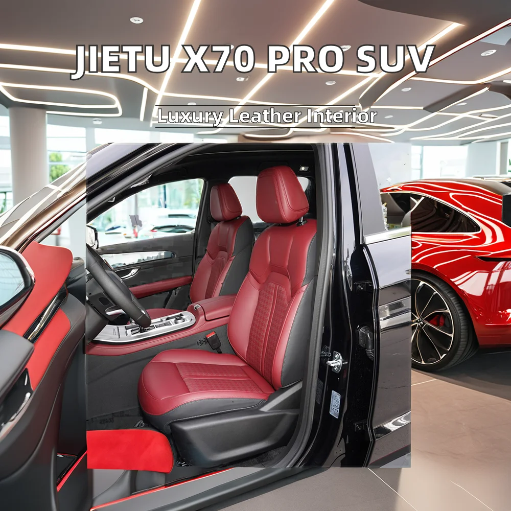 Jietu X70 PRO Midsize SUV High-Speed Turbo Gas/Petrol Car with Leather Seats Left Steering New Condition Made in China factory