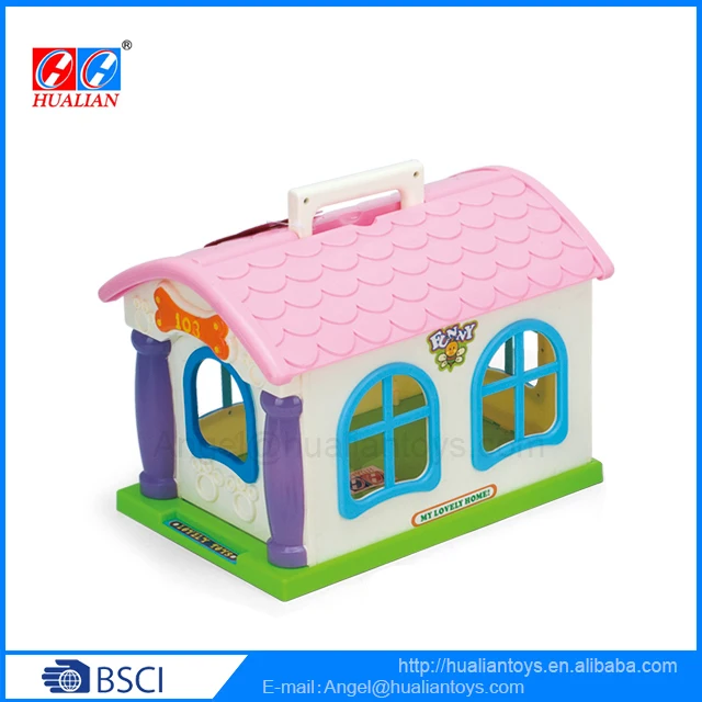 Children Pretend Play Pet Set Plush Dog House Toys Set For Kids Buy