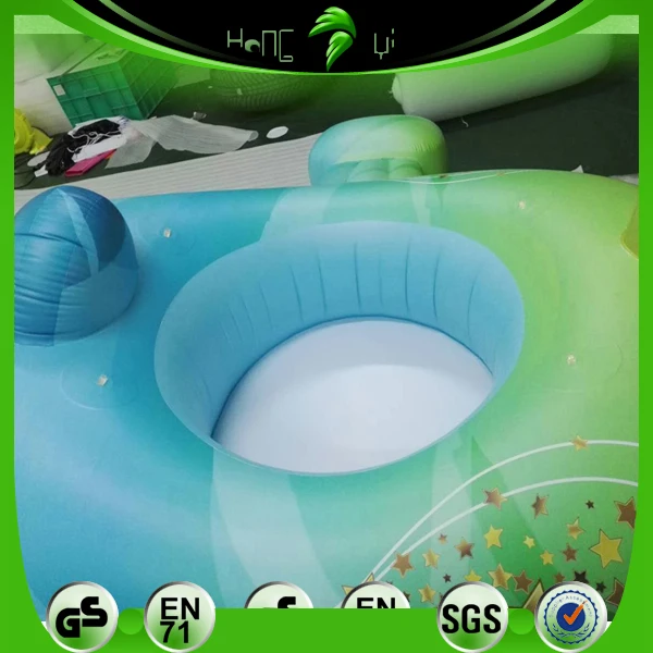 Hongyi Customized PVC Airplane Model Inflatable Floating Aircraft Balloon for Swimming Pool