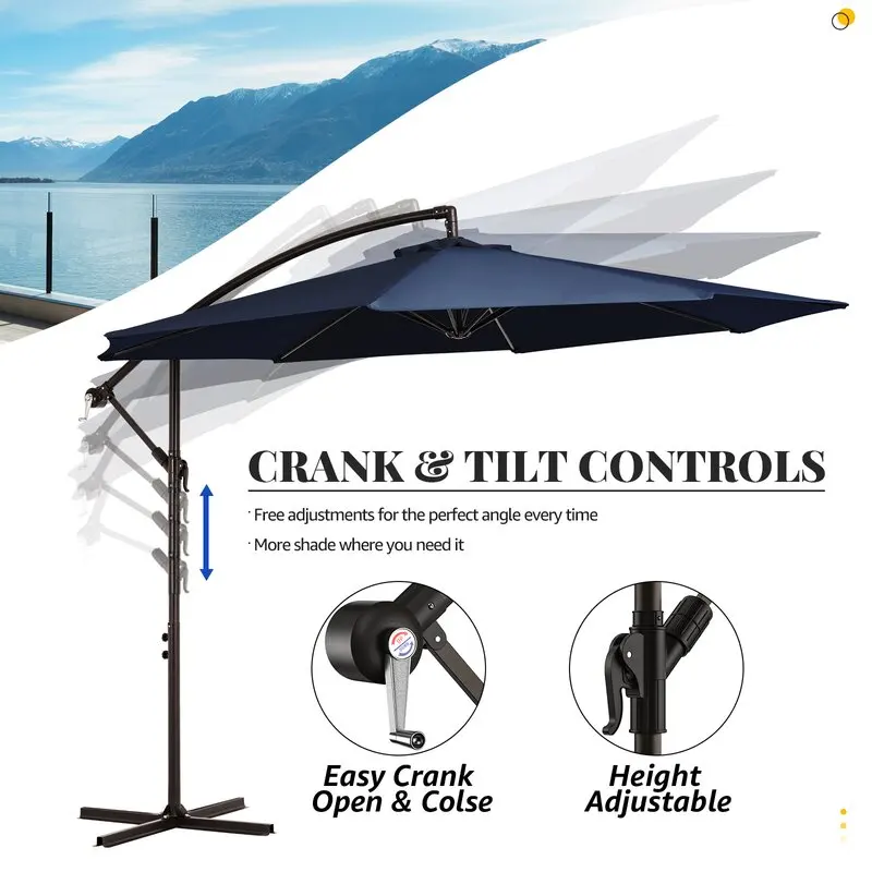 New excellent garden umbrella outdoor square top umbrella