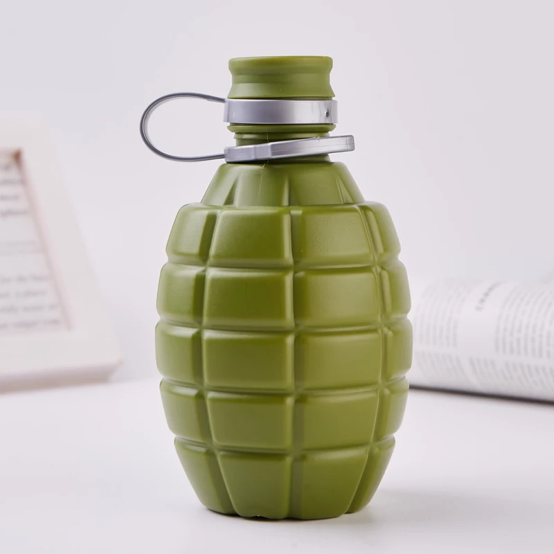 Plastic Grenade, Green Color, Water Bottle Stock Photo - Image of granade,  grenade: 141377806