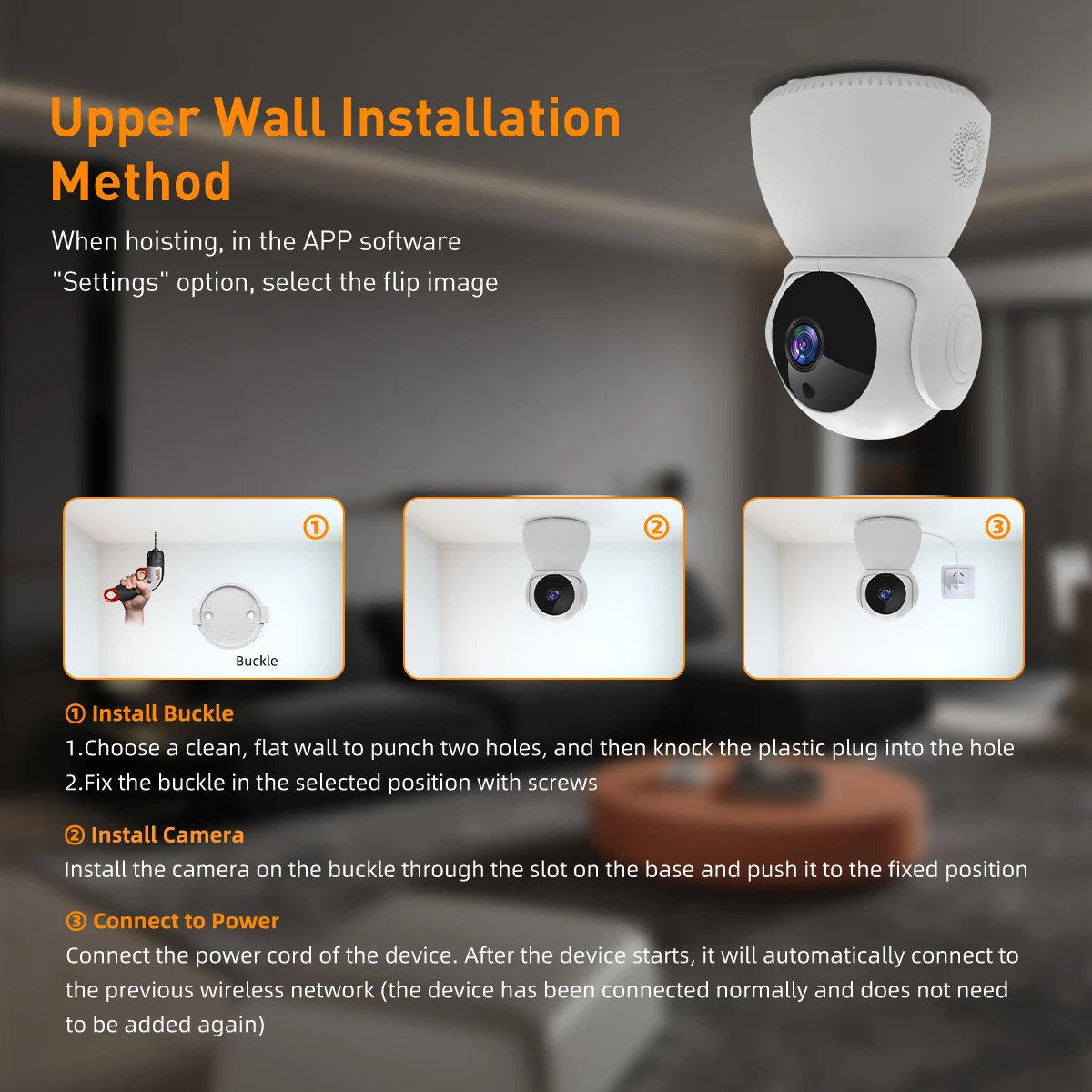 product v380 rp15 wifi lan 4mp indoor security camera hd ptz cctv with night vision alarm storage motion detection tf card  cloud data-70