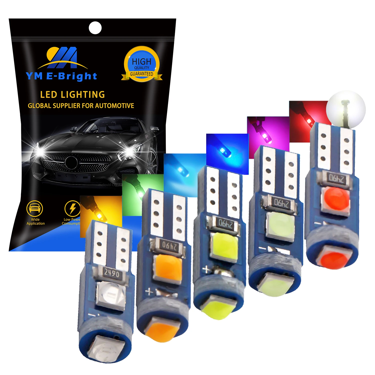 T5 led on sale bulb car