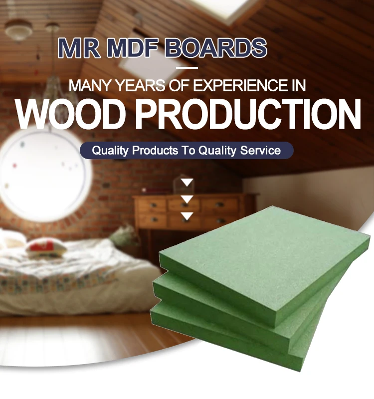 4x8 Hotel Bathroom Water Proof Mr Mdf Hdf Sheet Black/green