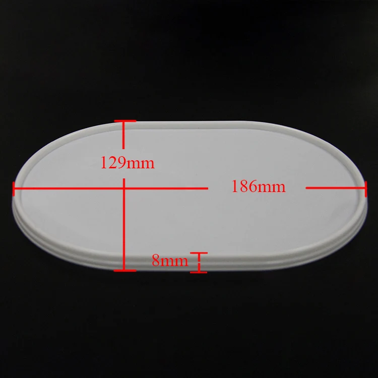 1000 Ml Rectangular Tamper Evident Ice Cream Packaging Snack Storage