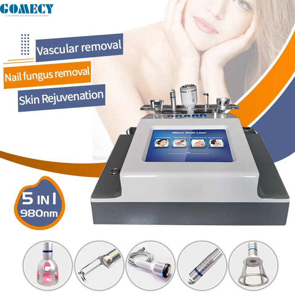 戈梅西980纳米激光血管去除机高频蜘蛛静脉去除980纳米二极管激光蜘蛛